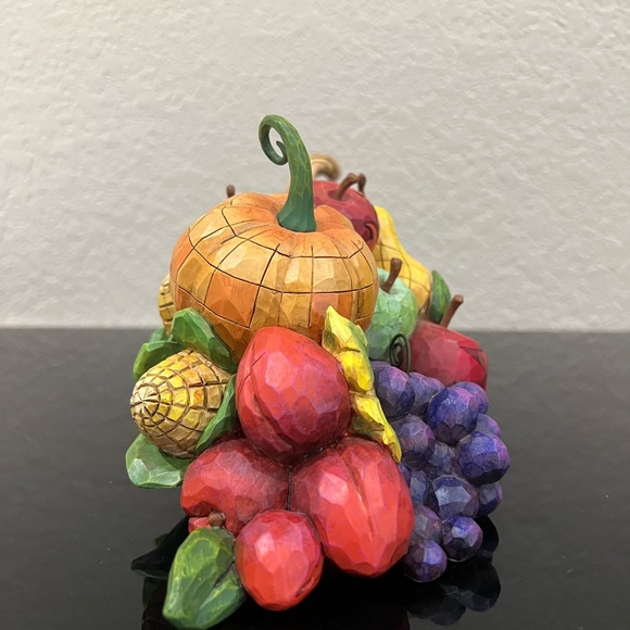 Jim Shore Heartwood Creek HORN OF PLENTY Harvest Cornucopia Figurine - Picture 5 of 11